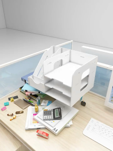 【D386】Multipurpose Documents Rack A4 Paper Storage Shelves File Storage Rack Bookshelves Desktop Organizer