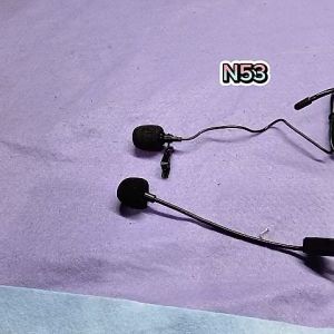 N53 BUSA MIC JEPIT KLIP CLIP BANDO HEADSET ORIGINAL TEBAL SARUNG MIK PELINDUNG MIX SPON MICROPHONE S