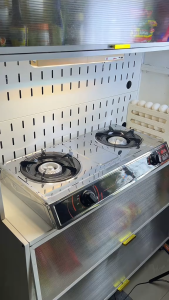 Gas Stove | Double Burner Gas Stove | Teflon-Coated | Heavy Duty | Non-stick | Easy to Clean