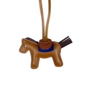 Artisan Horse bag charm – Quirky PU Leather Pony with wrap-around long Strap Fashionable Bag Accessory for Horse Lovers.