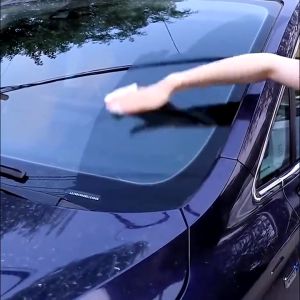 Degreasing Remove Oil Agent Wind Shield Disposable Wipes 80 Ply Car Glass Oil Film Removal Wipes Glass Oil Removing Wipes