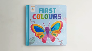 First Colours Sensory Touch & Feel Board Book (Hardcover) For Toddlers
