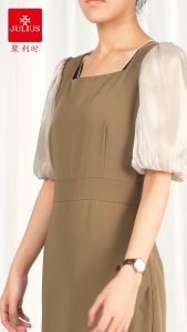 Julius นาฬิกาข้อมือผู้หญิง JA-1450M หน้าปัดกลม สายหนัง แบรนด์เกาหลี แฟชั่นฮิตของแท้ ✨สินค้าประกันศูนย์ไทย ✨