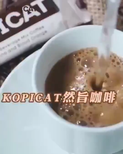 【Official agent-Ready stock】KopiCat Drainage Fat Burning Coffee-Edema-Burning Fat-Slimming-Suppressing Appetite-Increasing Satiety-Reducing Weight-Slimming Coffee