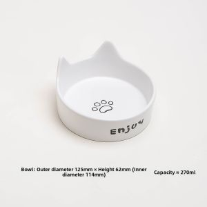 Petdebby | Anti Tip Ceramic Pet Feeding Bowl