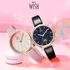 Disney The Wish Fashion watch for women girls Work date school night light Luminous waterproof quartz watch