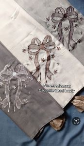 Jilbab segiempat Caquette viral segiempat Coquette bordir tassel  segiempat tassel