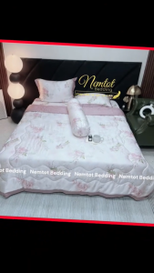 🕎LYOCELL120S🕎 Bộ Chăn Ga Gối Lyocell 120S Cao Cấp Nằm Thoáng Mát Chần Bông Lông Vũ _ Nemtot Bedding