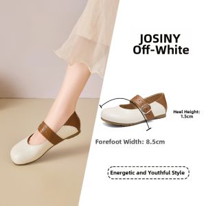 Josiny | Mary Jane Flats for Women French Style Soft Sole Shoes