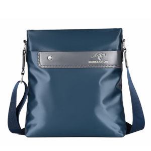 Mark Saxon Mens Oxford Cloth Single Shoulder Bag Business Casual Crossbody Bag Korean Style Trendy Backpack for Young Men
