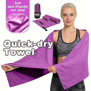 1 Piece 3 Sizes Extra Large Beach Towel Highly Absorbent Quick Drying Portable Sand Resistant Suitable Beach Sunbathing Hiking
