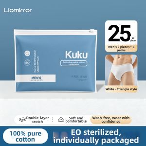 Disposable Mens Cotton Briefs