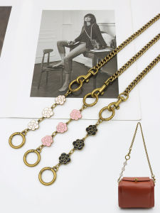 Lv Wine God Bag Extension Chain Underarm Shoulder Strap Accessory Ladies Mahjong Bag Modification Tsubaki Flower Chain Replacement