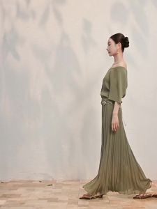SUSHE | French Retro High Elastic Lyocell Knit Set