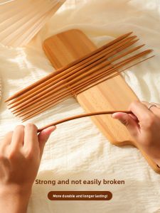 Knitting Needles Bamboo Straight & Hook Needles for Scarf & Hat