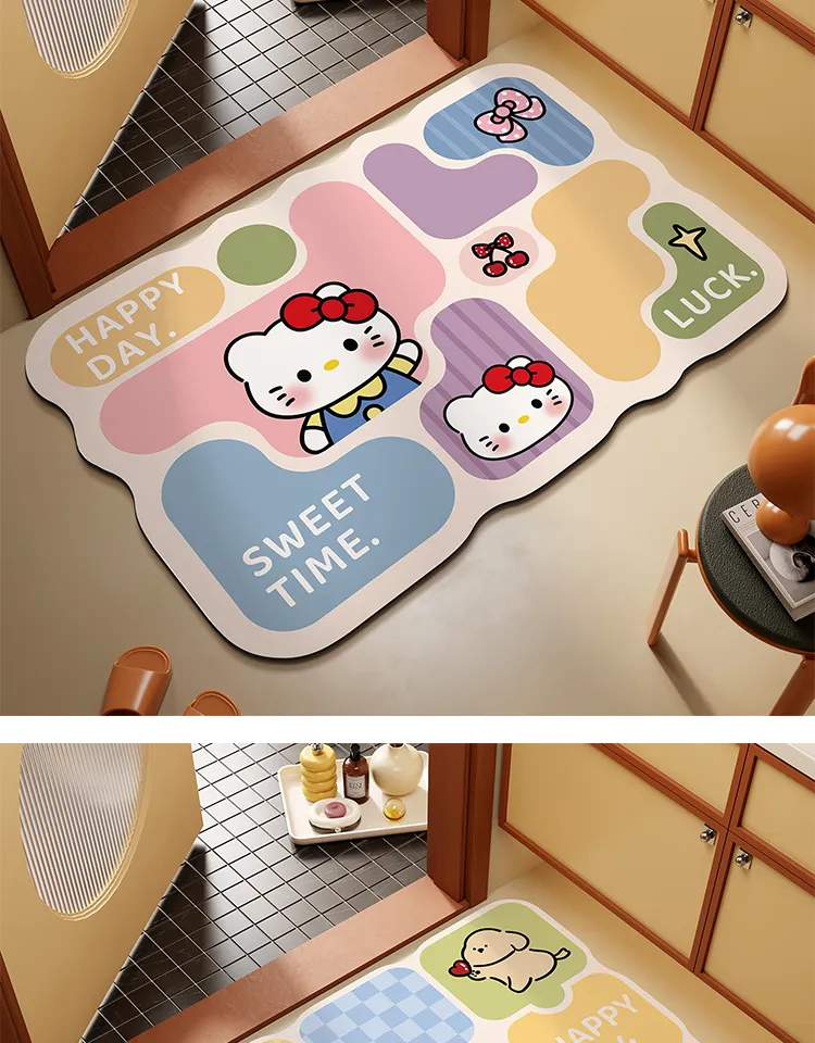 XXM | Non-slip Water Absorbent Bathroom Mat | Lazada Singapore