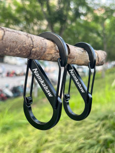 Aluminum Alloy S Button 8-Shaped Climbing Button Carabiner Keychain Horoscope Buckle Outdoor Travel Backpack Outer Hook Connection Buckle