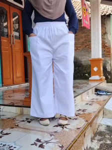 celana kulot panjang wanita model korea katun twill tebal bagypants XXL