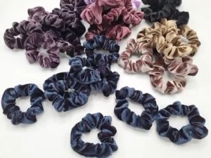 Chun buộc tóc nhung tuyết nhiều màu hàng dầy dặn 1148 (ảnh thật)