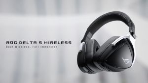 ROG Delta S Wireless Gaming Headset 50mm DriversAI Beamforming MicLow-Latency BluetoothUSB-C