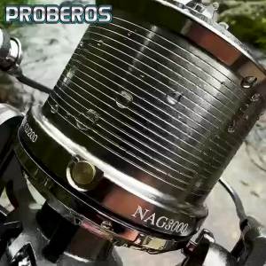 Proberos 8000-14000 Series Chống Ăn Mòn Bánh Xe Quay Máy Câu Cá 6 + 1BB Tốc Độ Cao 4.8:1 Tỷ Lệ Hợp Kim Nhôm Ống Cuộn Cho Đại Dương Sông Hồ