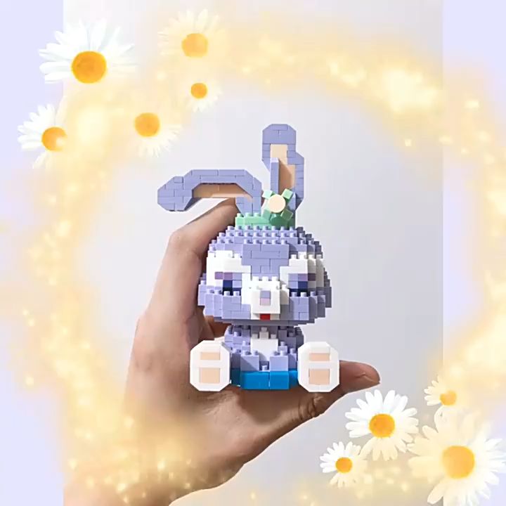 Cartoon Nanoblock DIY Micro Building Blocks Labubu Kuromi Sanrio Melody ...