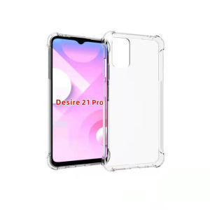 HTC Desire21 pro Phone Case Airbag Anti-fall Frosted Anti-slip Soft Protective Cover Shockproof Transparent Design
