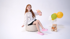 Hello Kitty พร้อมส่งจากไทย รองเท้าคิตตี้เด็ก รองเท้าสวมรัดสวม วัสดุEVAสุดนิ่ม รุ่นKTL-606