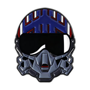 เข็มกลัดเคลือบลายหนังแอ็คชั่นทหารอากาศมาเวอริค ของขวัญสำหรับเพื่อนๆ นักบิน นักบินอากาศยาน  ติดหมวก ติดปกเสื้อ  ของสะสม  เครื่องประดับ