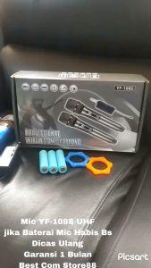 Profesional 2 Mic Wireless Mikrofon Nirkabelisi Ulang Mikrofon Genggam PenyebaranUHF Pasang Dan Mainkan PeralatanBernyanyi Peralatan Audio Suara Yang Kuat Mikrofon Profesional