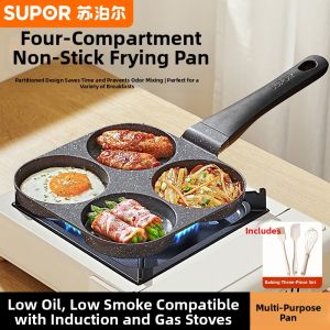 Supor | Four-Hole Nonstick Egg and Hamburger Pan