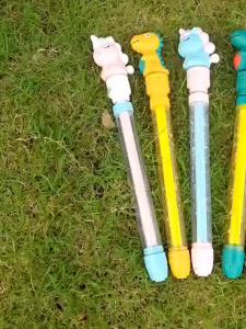 Kids Outdoor Water Launcher Summer Splash Battle Beach Pool Toy Interactive Pull-Out Water Toy Water Play Game for Children