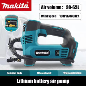 Makita | Makita 18V Lithium‑Ion Cordless Portable Air Pump Electric Tyre Inflator for Car & Motorcycle (Battery Not Included)