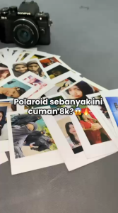 Custom Foto Polaroid 1 HARI JADI Ukuran 2R isi 25 Lembar Foto Polos | Glossy Tebal 260 | Bisa COD + Free Ongkir