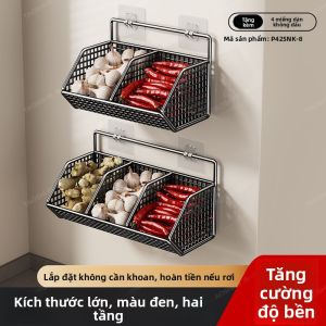 TAOSHI | Giỏ Lưu Trữ Bếp Đa Năng Treo Tường