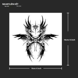 Miếng Dán Hình Xăm Tạm Thời Cánh Chim Không Thấm Nước Hình Xăm Giả Kỳ Diệu Thiết Kế Bán Vĩnh Cửu Giữ Được Đến 15 Ngày - Decal Nghệ Thuật Cơ Thể
