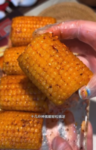 东北烧烤玉米 100g (1包）- 十月稻田 Instant BBQ Flavored Roasted Corn 【Jagung】低脂饱腹零食 夜宵 减脂餐 即食玉米 健康零食 Healthy Snack / Instant Food