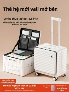 MINGJUEGONGZI | Carry-On Friendly Cabin Luggage Side Opening Aluminum Frame