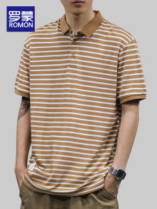 Romon Short-Sleeved Polo Shirt Men Summer Thin 2024 New Arrival Polo Collar Top Business Casual Quick-Drying T-Shirt Men