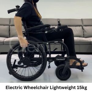 NEW Electric Wheelchair Lightweight HYBRID 17KG GENTECH| Kerusi Roda Elektrik | Motorized Wheelchair