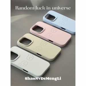 Angel Wings Dream Girl Ins Style Liquid Silicone Phone Case for  16ProMax 15Plus 14 Luxury 13 Romantic 12 Protective Cover 11 Set