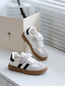 【พร้อมส่งจากกรุงเทพ】🚀รองเท้าบอร์ดเด็ก รองเท้ากีฬา กันลื่น ลำลอง ใส่-ถอดง่าย 4-13 ปี