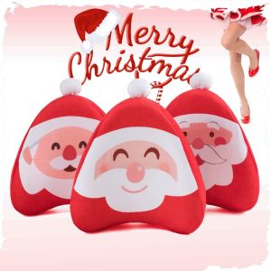 2025 Christmas Leg Pillow Ergonomic Side Sleeping Pillows Memory Foam Knee Pillow with Strap for Side Sleeper Leg Support Cushion with Removable and Washable Cover