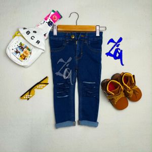 Celana Anak Jeans Sobek 4R 6bulan - 12tahun Laki & Perempuan