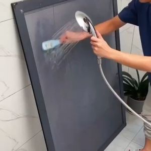 2 In 1 Screen Window Dust Removal Brush Multifunctional Brush Window Tool Anti-mosquito Dust Dual-use Clean Household Clean Multifunctional Windows Glasses Screen Cleaning Brush Washer Window Car Glass Dust Washing Scraper for Household Cleaner Tool