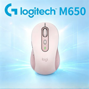 Logitech | Logitech M650L Large Wireless Mouse Silent Touch Contour Grip for Big Hands 24 Month Battery Auto Sleep USB/Bluetooth PC Mac