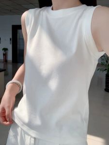 QIAOCHENXIAN | Armhole Concealing Slim Fit Multi-Purpose Cotton Tank Top