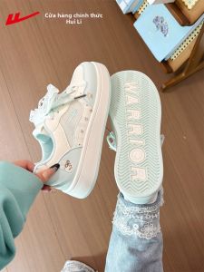 Warrior | Summer Breathable New Mesh White Shoes With Thick Sole