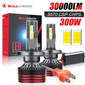 Bullvision M8PRO H7 Led H4 H3 H1 300W 30000LM H8 H11 9005 HB3 9006 HB4 9012 HIR2 H9 Canbus 5570 CSP M8 Pro Car Light Fog Lamp