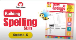 สำรวจเรื่องคำแบบฝึกหัดสะกด Evan Moor Building Spelling Skill Daily Practice Worksheets ตามคำแนะนำ